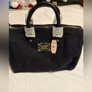 Black canvas, Victoria’s Secret handbag/purse